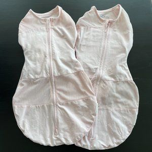 Happiest Baby Sleepea Swaddles in Pink (2), Size S